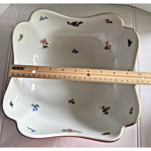 Hutschenreuther Maria Theressia Mirabelle Square Vegetable Serving Bowl 9.5” - Picture 3 of 6